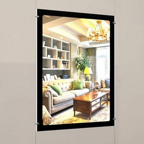 A2 Portrait Framed LED Light Pocket Kit